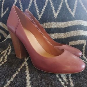 Madewell Leather Pumps size 10(fit more like 9.5)